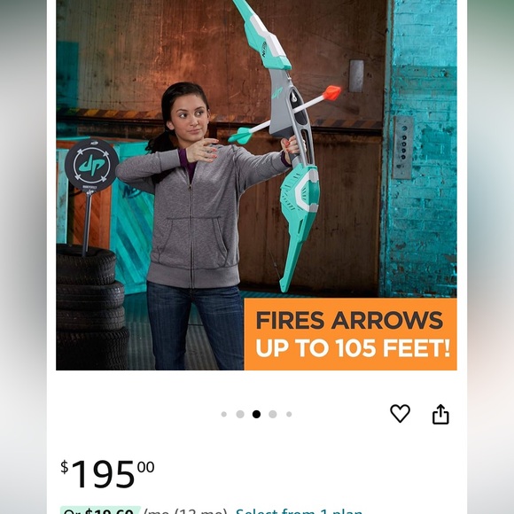 Dude Perfect Nerf Collab 4 Feet Tall Bow and Arrows in Great Ised Condition - Picture 5 of 7